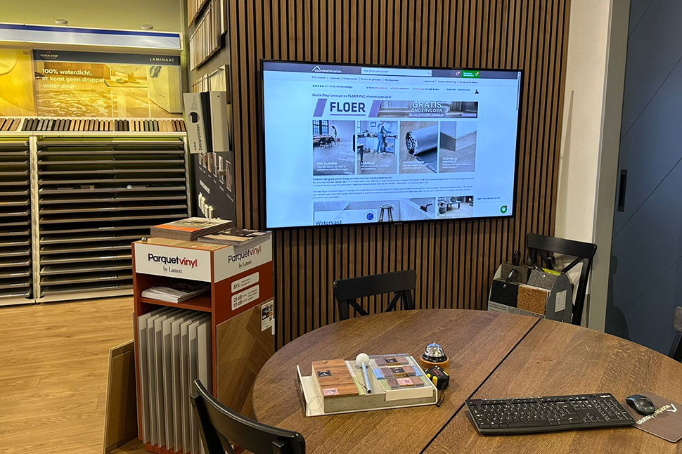 PVC en laminaat showroom